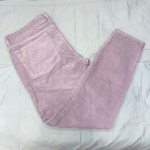 beautiful pastel purple corduroy pants!